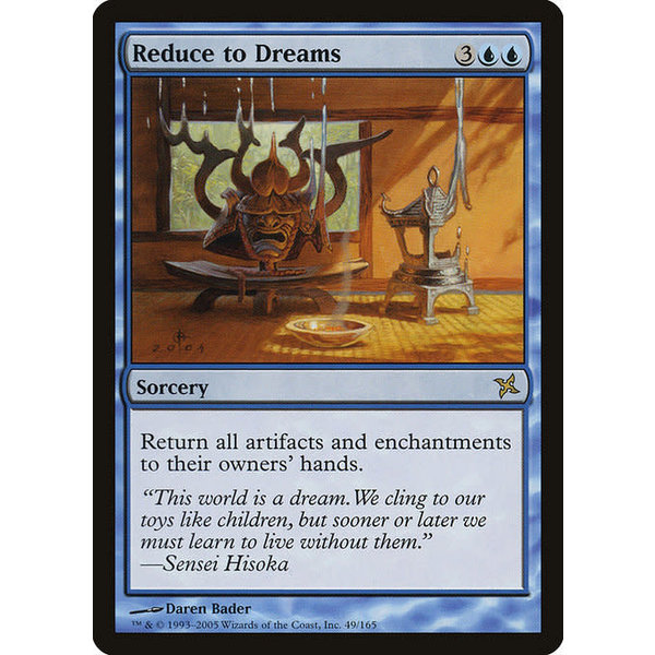 Magic: The Gathering Reduce to Dreams (049) Damaged