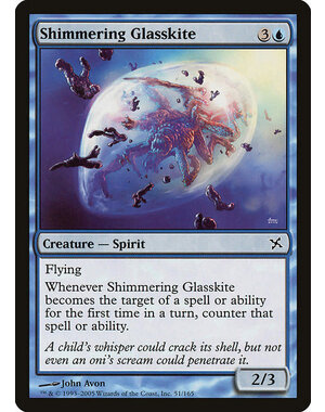 Magic: The Gathering Shimmering Glasskite (051) Moderately Played