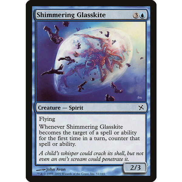 Magic: The Gathering Shimmering Glasskite (051) Moderately Played