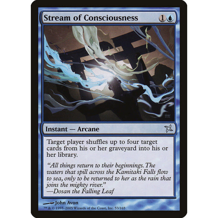 Magic: The Gathering Stream of Consciousness (053) Moderately Played