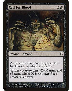 Magic: The Gathering Call for Blood (063) Lightly Played