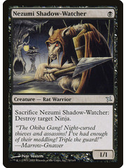 Magic: The Gathering Nezumi Shadow-Watcher (074) Damaged