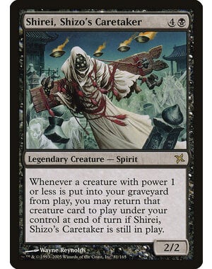 Magic: The Gathering Shirei, Shizo's Caretaker (081) Moderately Played