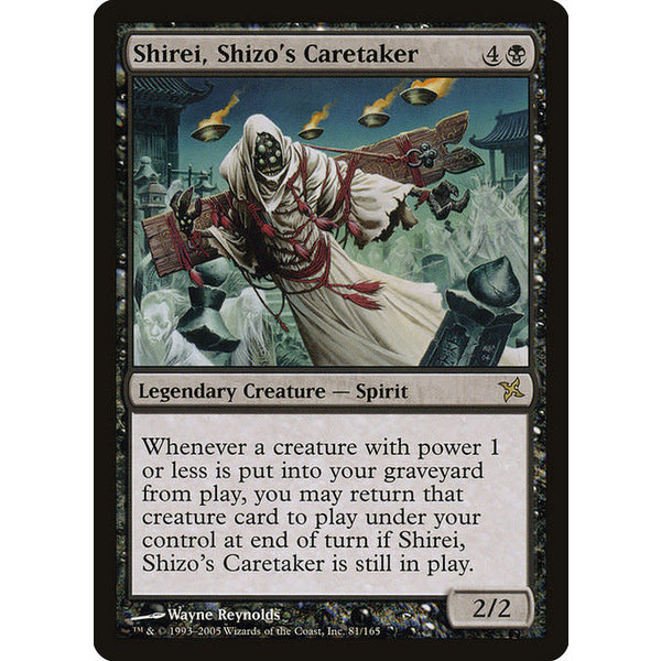 Magic: The Gathering Shirei, Shizo's Caretaker (081) Moderately Played