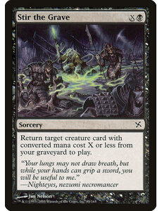 Magic: The Gathering Stir the Grave (085) Lightly Played