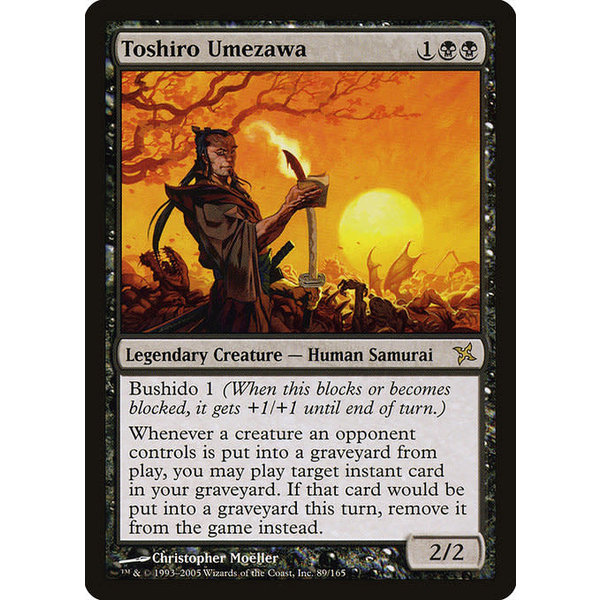 Magic: The Gathering Toshiro Umezawa (089) Lightly Played