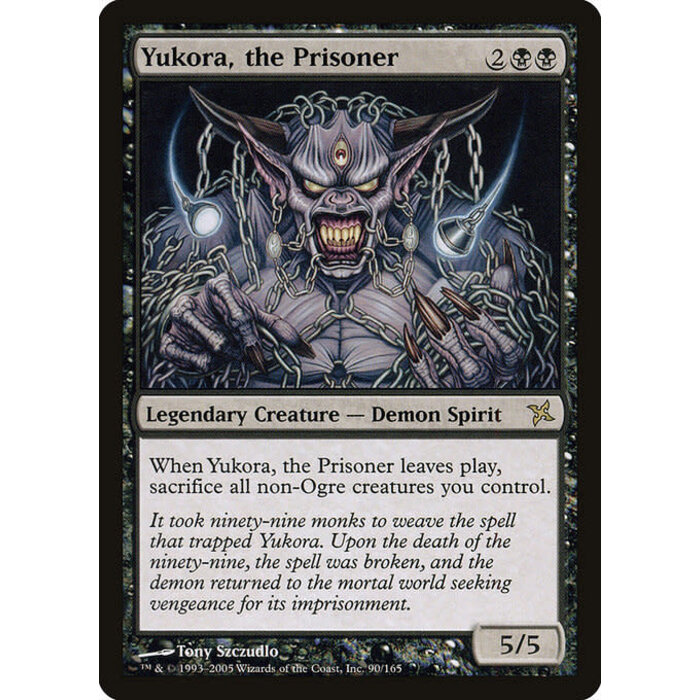 Magic: The Gathering Yukora, the Prisoner (090) Moderately Played