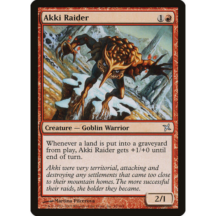 Magic: The Gathering Akki Raider (092) Near Mint