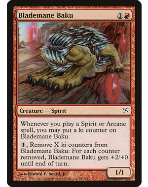 Magic: The Gathering Blademane Baku (095) Lightly Played