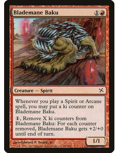 Magic: The Gathering Blademane Baku (095) Moderately Played