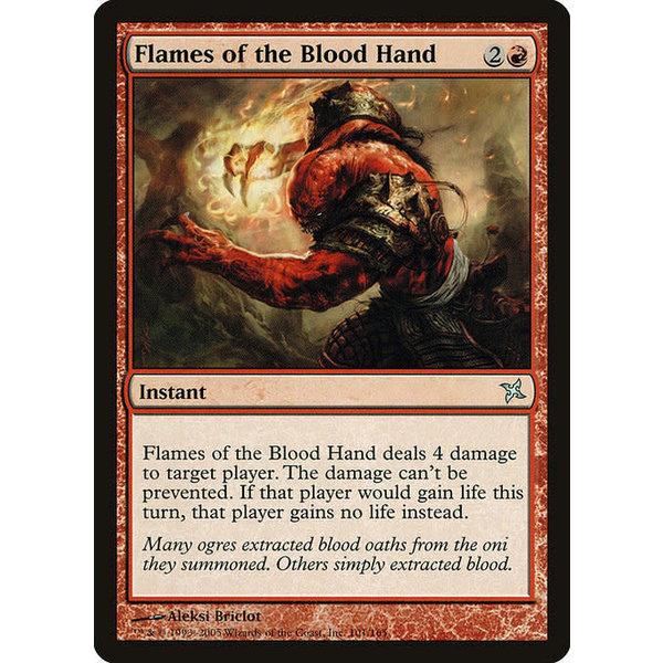 Magic: The Gathering Flames of the Blood Hand (101) Lightly Played