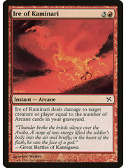 Magic: The Gathering Ire of Kaminari (109) Lightly Played