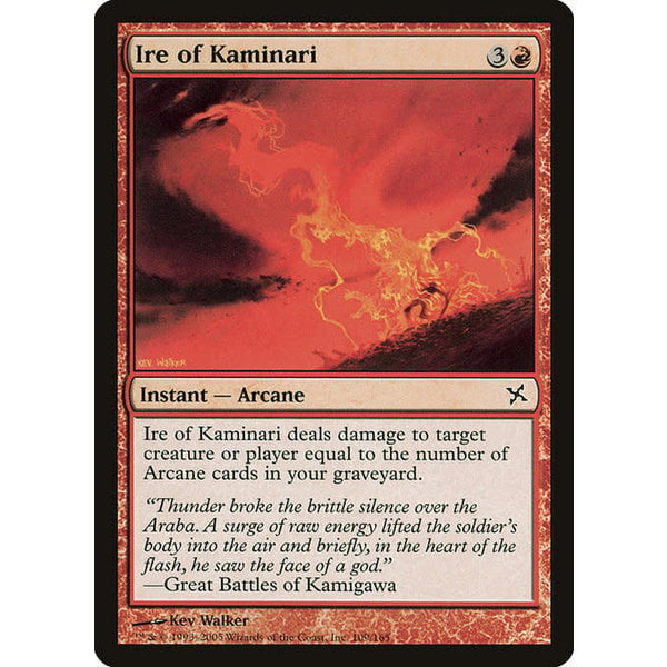 Magic: The Gathering Ire of Kaminari (109) Lightly Played