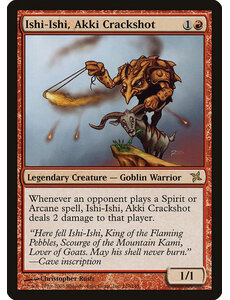 Magic: The Gathering Ishi-Ishi, Akki Crackshot (110) Moderately Played