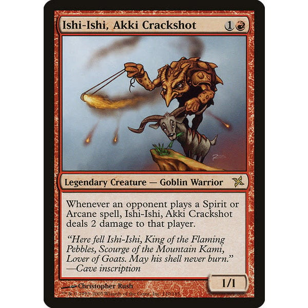 Magic: The Gathering Ishi-Ishi, Akki Crackshot (110) Moderately Played