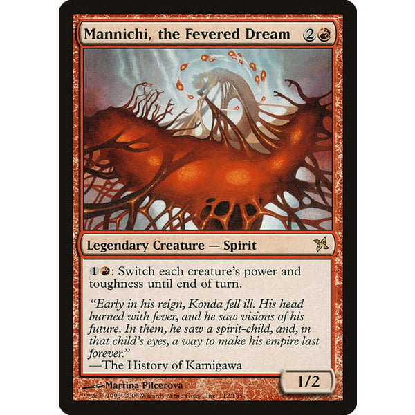 Magic: The Gathering Mannichi, the Fevered Dream (112) Heavily Played