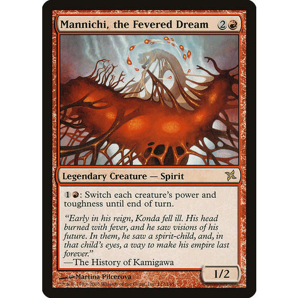 Magic: The Gathering Mannichi, the Fevered Dream (112) Moderately Played