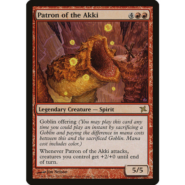 Magic: The Gathering Patron of the Akki (115) Heavily Played