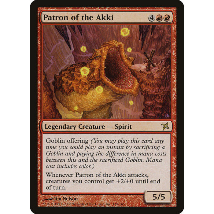 Magic: The Gathering Patron of the Akki (115) Lightly Played