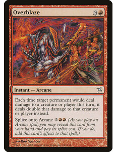 Magic: The Gathering Overblaze (114) Moderately Played