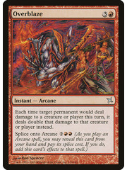 Magic: The Gathering Overblaze (114) Damaged