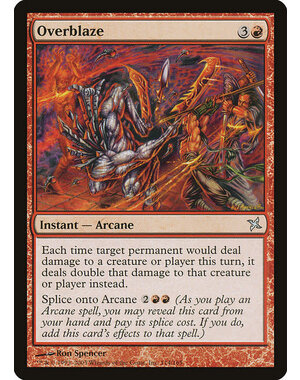 Magic: The Gathering Overblaze (114) Damaged