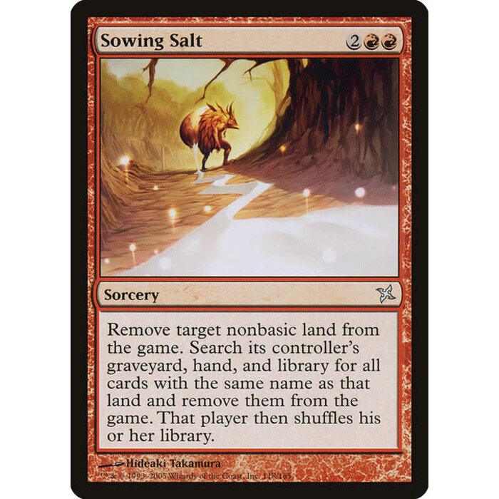 Magic: The Gathering Sowing Salt (118) Heavily Played