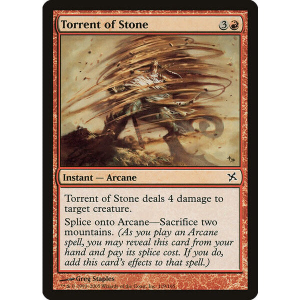 Magic: The Gathering Torrent of Stone (119) Heavily Played