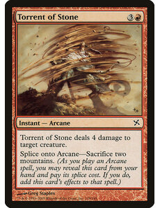 Magic: The Gathering Torrent of Stone (119) Moderately Played