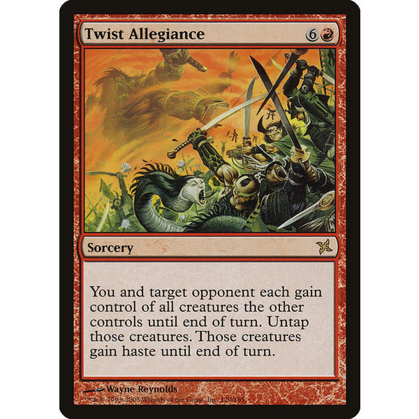 Magic: The Gathering Twist Allegiance (120) Heavily Played