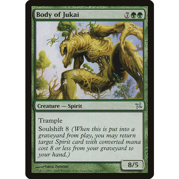 Magic: The Gathering Body of Jukai (121) Damaged