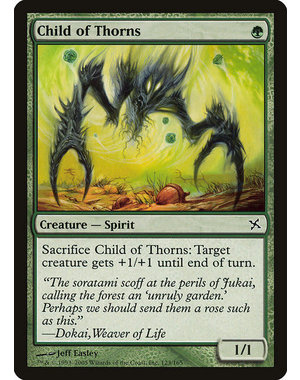 Magic: The Gathering Child of Thorns (123) Damaged