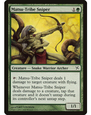 Magic: The Gathering Matsu-Tribe Sniper (136) Moderately Played