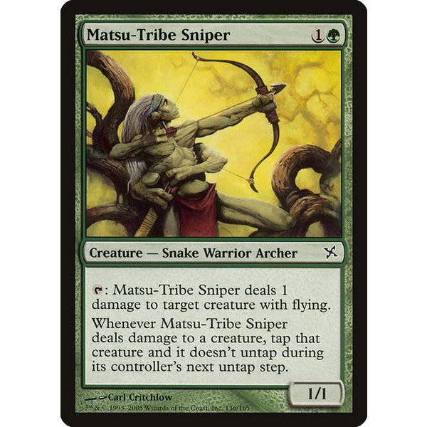 Magic: The Gathering Matsu-Tribe Sniper (136) Moderately Played