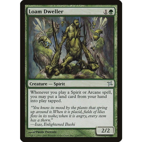 Magic: The Gathering Loam Dweller (134) Moderately Played