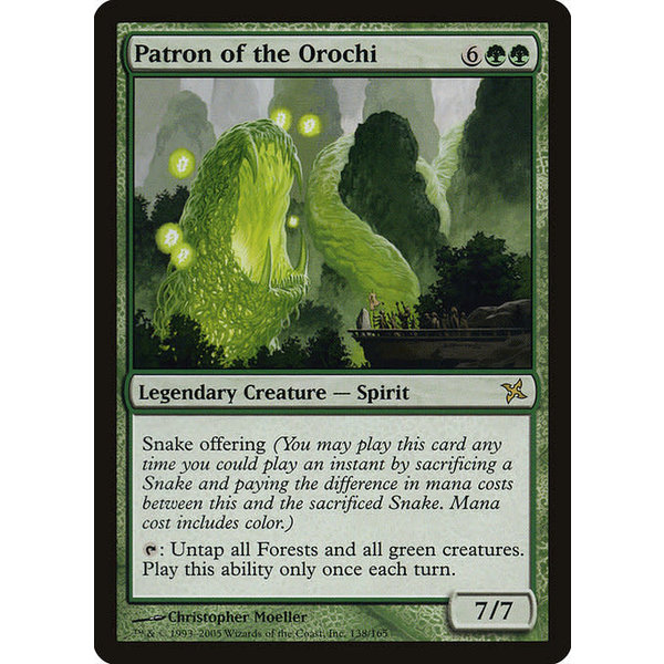 Magic: The Gathering Patron of the Orochi (138) Heavily Played