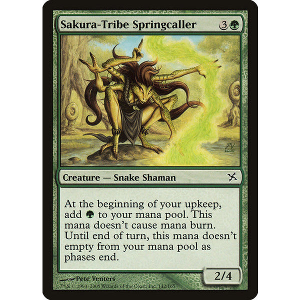Magic: The Gathering Sakura-Tribe Springcaller (142) Damaged