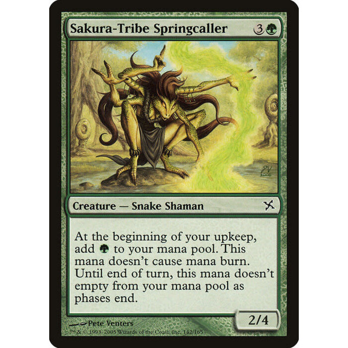 Magic: The Gathering Sakura-Tribe Springcaller (142) Damaged