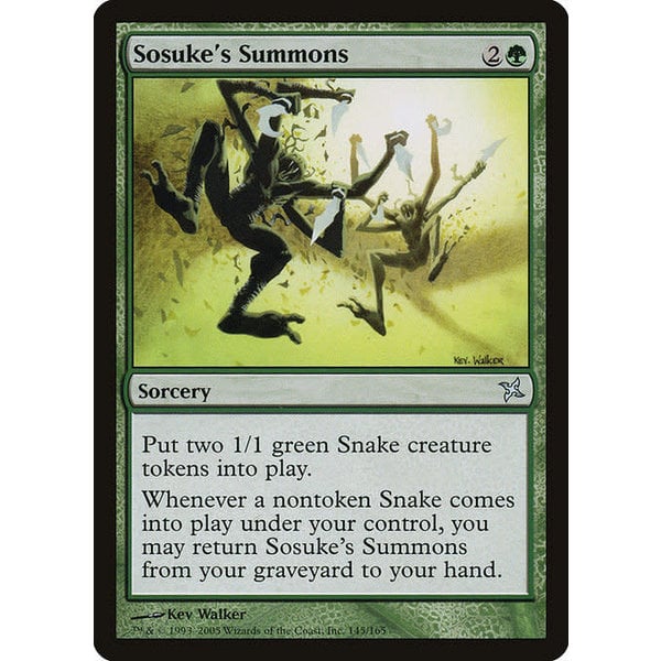 Magic: The Gathering Sosuke's Summons (145) Moderately Played