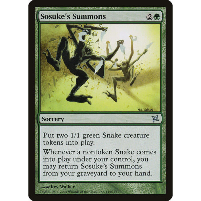 Magic: The Gathering Sosuke's Summons (145) Moderately Played