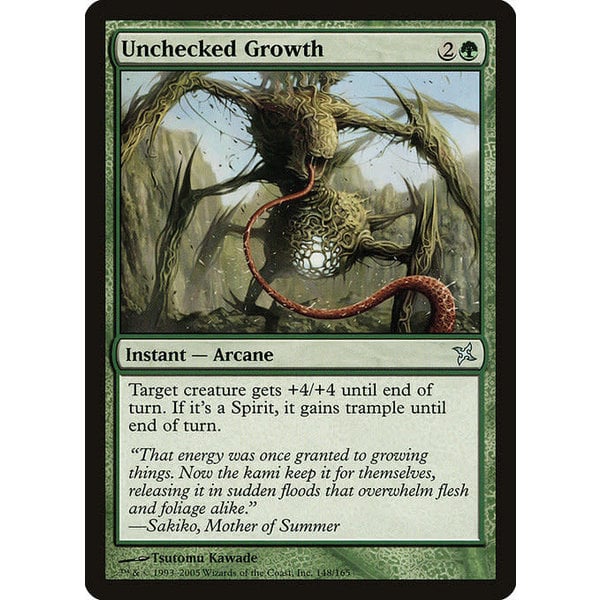 Magic: The Gathering Unchecked Growth (148) Lightly Played