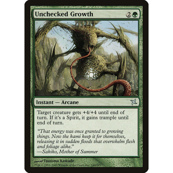 Magic: The Gathering Unchecked Growth (148) Lightly Played