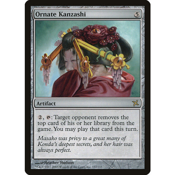 Magic: The Gathering Ornate Kanzashi (157) Moderately Played