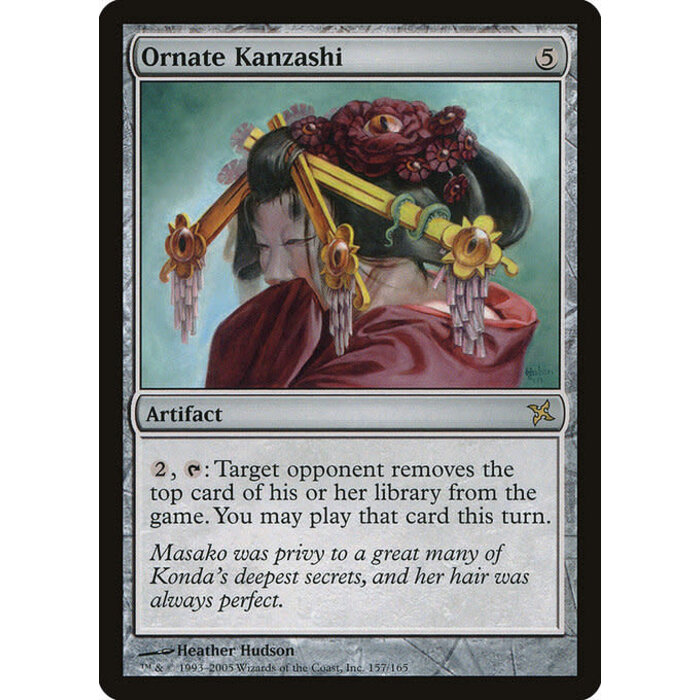 Magic: The Gathering Ornate Kanzashi (157) Moderately Played