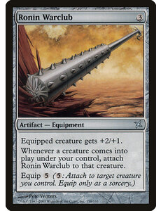 Magic: The Gathering Ronin Warclub (158) Heavily Played