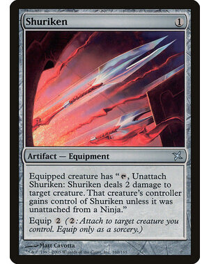 Magic: The Gathering Shuriken (160) Heavily Played