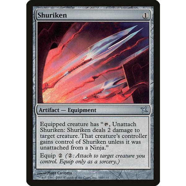 Magic: The Gathering Shuriken (160) Heavily Played