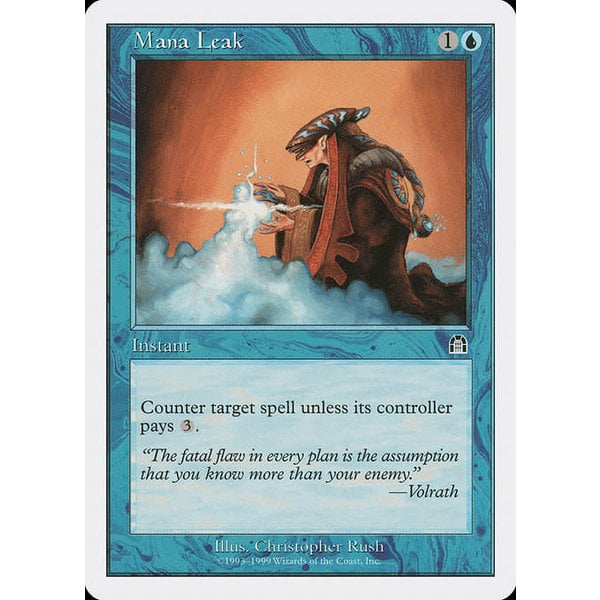 Magic: The Gathering Mana Leak (041) Heavily Played