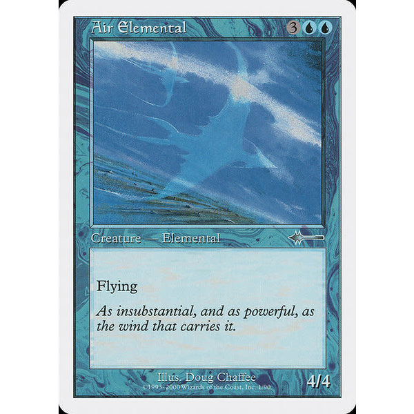 Magic: The Gathering Air Elemental (001) Moderately Played