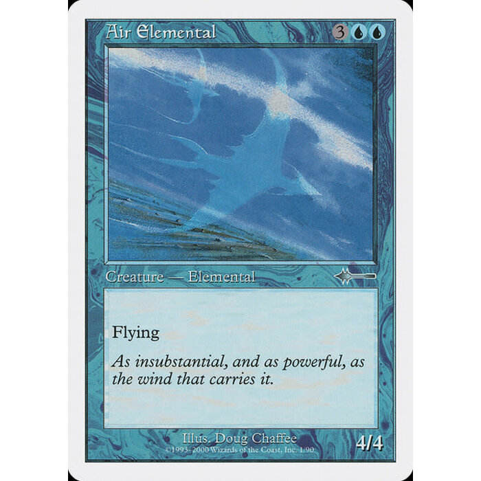 Magic: The Gathering Air Elemental (001) Moderately Played